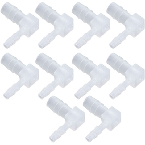 90°-Rohrbogen aus PP 8x4 mm – 10er-Packung