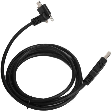 90°-Schraubanschluss-USB-Typ-C-auf-USB-3.0-Kabel, 1,2 m, für eine sichere und dauerhafte Verbindung