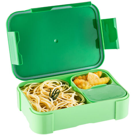 900 ml Bento-Lunchbox für Kinder und Erwachsene, Lunchbox, belüftete Lunchbox für Schule, Büro, Camping, mikrowellen- und spülmaschinenfest