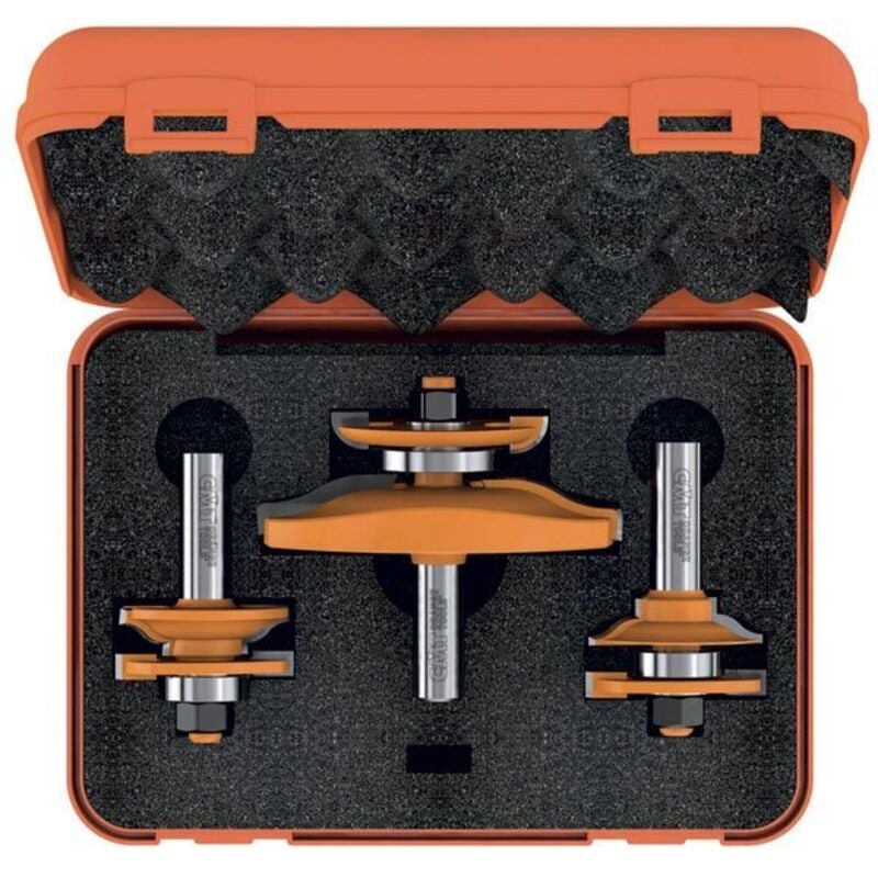 Image of 900.522.11 3-Teiliges Hartmetall-Fräserset Für Türen S=12 (Junior Set)