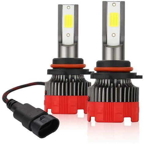 9006 LED-Scheinwerferlampen 6000 K Hb4 Hi/Low Beam 55 W 8000 Nebelscheinwerfer Wasserdicht Dob Kit 2 Lampen 360