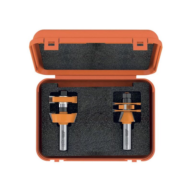 800.624.11 JEU DE FRAISES ReGLABLES POUR JOINT ''TENON ET MORTAISE'' HW Z2 S=12,7 D=41,2