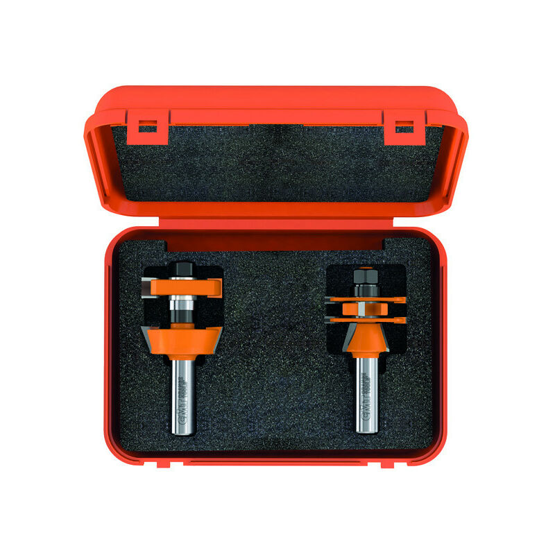 CMT : Coffret fraises tenon - rainure - chanfrein - queue 12 mm