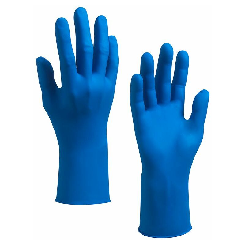 Kleenguard KleenGuard G10 Disposable Gloves, Blue, Nitrile, Powder Free, Texture