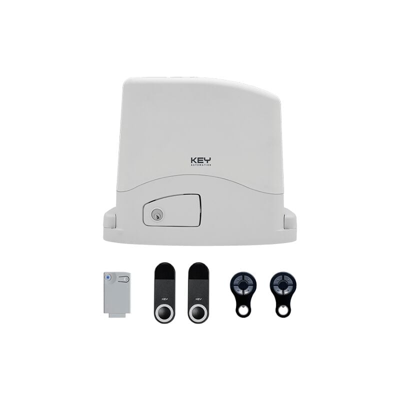 Key Automation - 900KSC82KS - Kit portail coulissant 800 kg 230 Vac Kit automatisme à clé Turbo Ksc82ks