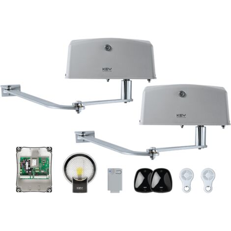 900KSN52ES Kit per cancelli a battente fino a 4 m, 230 Vac, centrale CT202. Include: 1x LUMY, 1x FT33, 2x SUB44WR