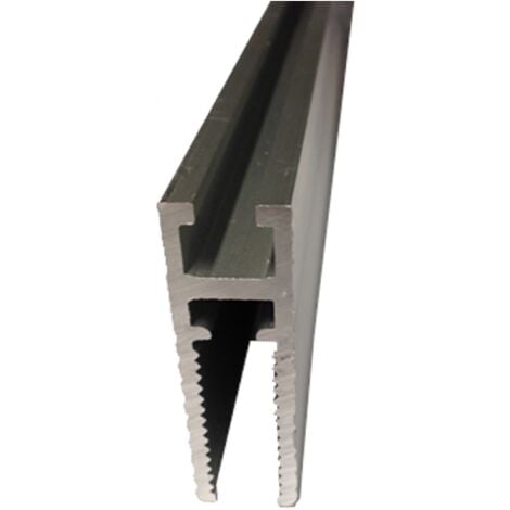 KEY AUTOMATION 900PA007 - Perfil de Aluminio Para Fijación de Puerta de Vidrio L=3200 Mm Automatización con Llave Pa007 Nuevo