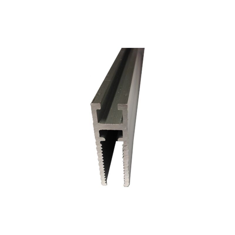 900PA007 - Profilé Aluminium Pour Fixation Porte En Verre L=3200 Mm Clé Automation Pa007 Neuf