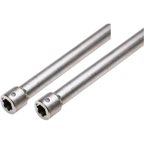 900TZ-2000 - Par de Ejes de Transmisión de 2000mm con Soportes Llave Automatización Tz-2000 Nuevo