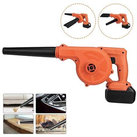 900W 2 en 1 Soplador de hojas a batería Aspirador Soplador inalámbrico Con 1 batería 1 cargador