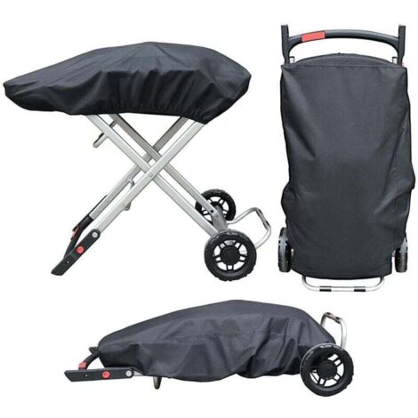 9010001 Housse de protection pour barbecue à gaz portable Weber Traveler en tissu Oxford imperméable résistant aux intempéries