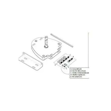 9019459 - Dispositivo Anticaídas 147 Nm Maniobra Rescate Somfy
