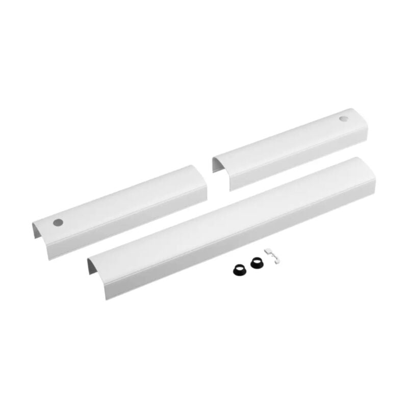 9021184 - Coffret Aluminium Blanc 2 Portes Pour Yslo Flex Io Somfy