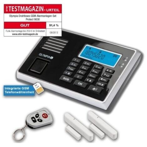 9030 5903 GSM Système d'alarme Protect sans fil avec fonction appel d'urgence/...