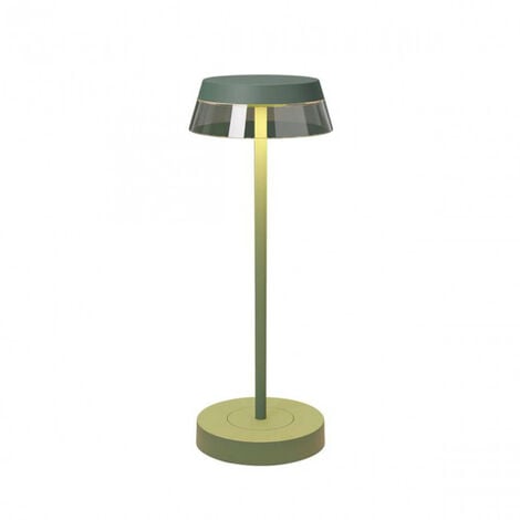 Lampada Led da Tavolo Ricaricabile Emma - Colore Verde Salvia