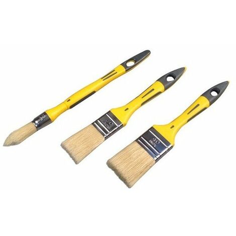 9062000 Lot De 3 Pinceaux Bi-mat P Brillante Et Laque Savy