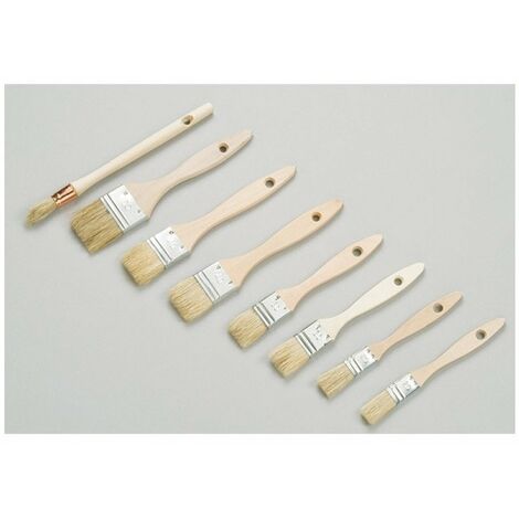 9085000 Lot De 8 Pinceaux Divers Fsc 100% (avec Cavalier)