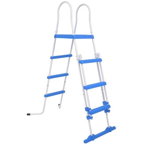 Above-Ground Pool Safety Ladder with 3 Steps 122 cm