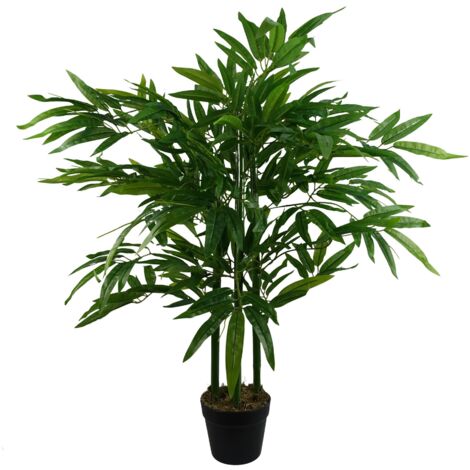 90cm (3ft) Fat Leaf Artificial Bamboo Plants Trees