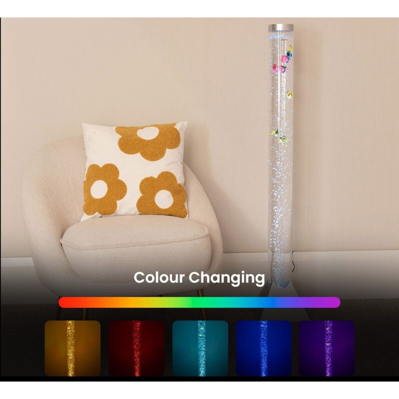 90cm Colour Changing Led Mood Bubble Tower Lamp Fish Water Floor Light - Mood Bubble Tower Lamp 90cm Colour Changing Led Mood Bubble Tower Lamp Fish Water Floor Light - Mood Bubble Tower Lamp
