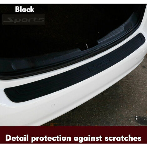90Cm Universel Voiture Coffre Seuil De Porte Protecteur Bande De Caoutchouc Autocollant Auto Pare-Chocs Arriere Garde Barre De Protection Contre Les Rayures, Style 2