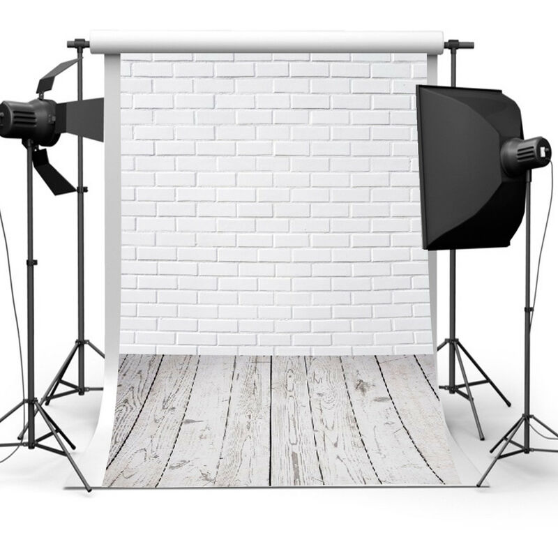 

Insma - 90cm x 150cm Telón de fondo Telón de fondo Tela Fotografía Estudio fotográfico Ladrillo blanco