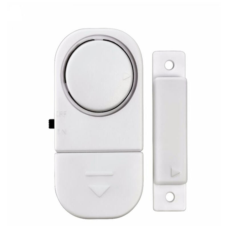 90dB Home Door and Window Alarm with Wireless Magnetic Sensor for Home Security System and Child Safety - Burglar Detectors Battery Operated Sirens