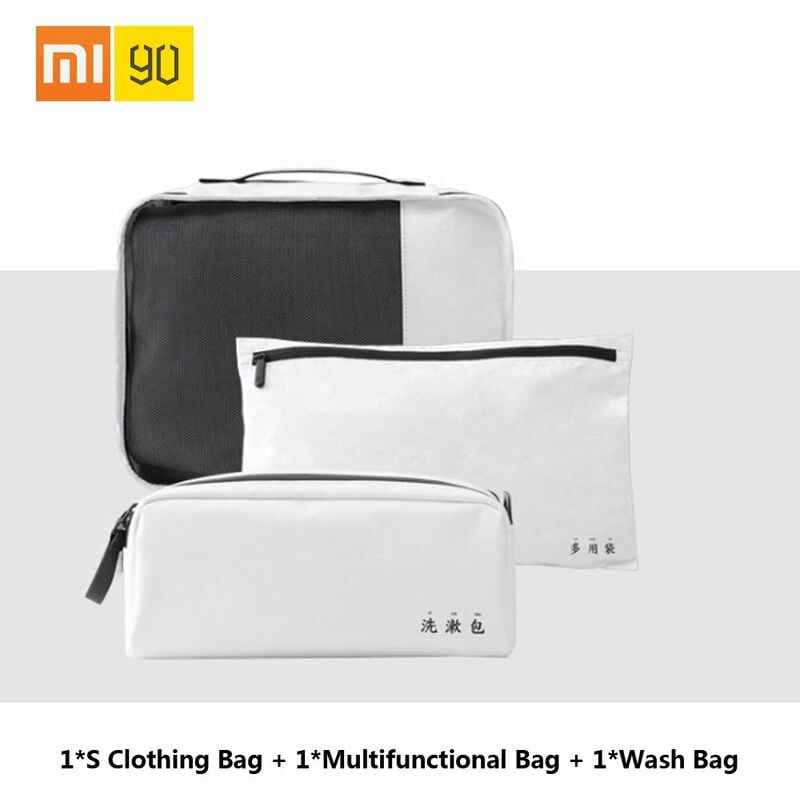 

90 Fun - 90fun Bolsa de almacenamiento de viaje multifuncional Ropa Maquillaje Bolsa de lavado Estuche de cosmeticos Accesorios Organizador de