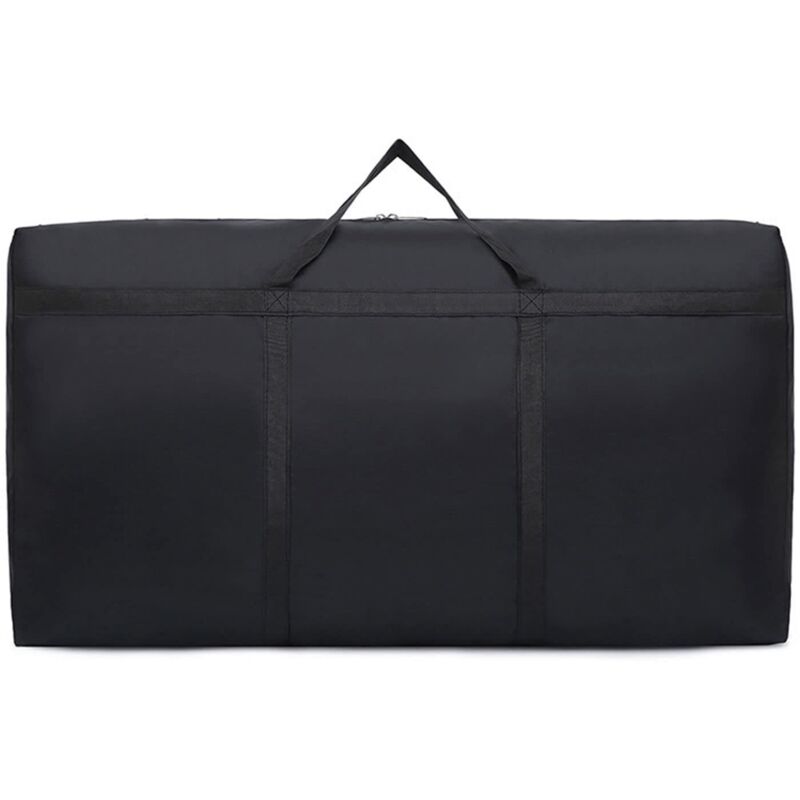 90L Grands Sacs de Rangement Étanche Noir, Sac de Rangement Pliable pour Vêtements, Voyager ou Déménager (Noir)
