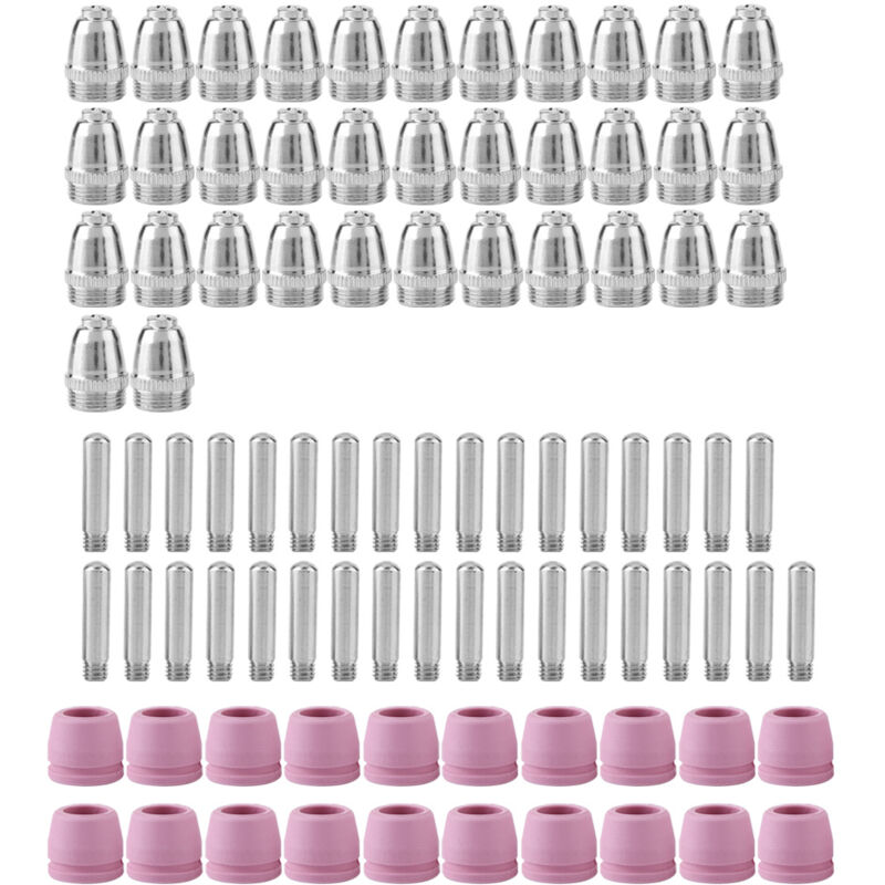 Ineasicer - 90x Kit de consommables pour torche de découpe au plasma Buses d'électrodes Coupes