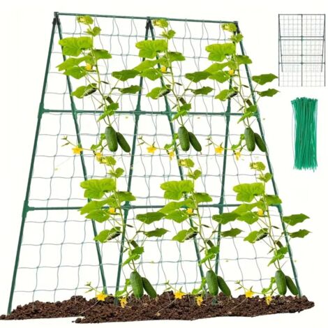 90x180cm Pour escalade Plante Trellis Netting pour Jardin Support Polyéthylène Mesh Net