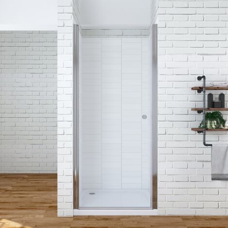 90x197 cm Nischentür Duschabtrennung Duschtür Pendeltür Nano Glas Duschwand