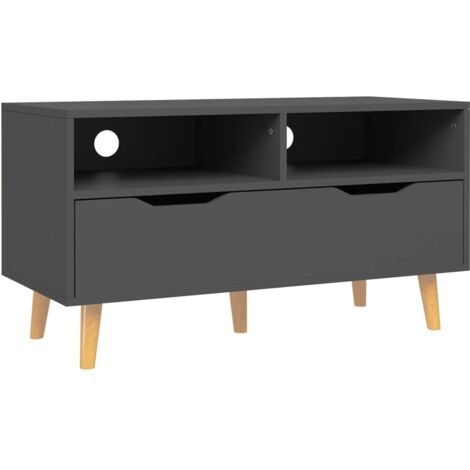 90x40x48.5 cm TV con contrato gris
