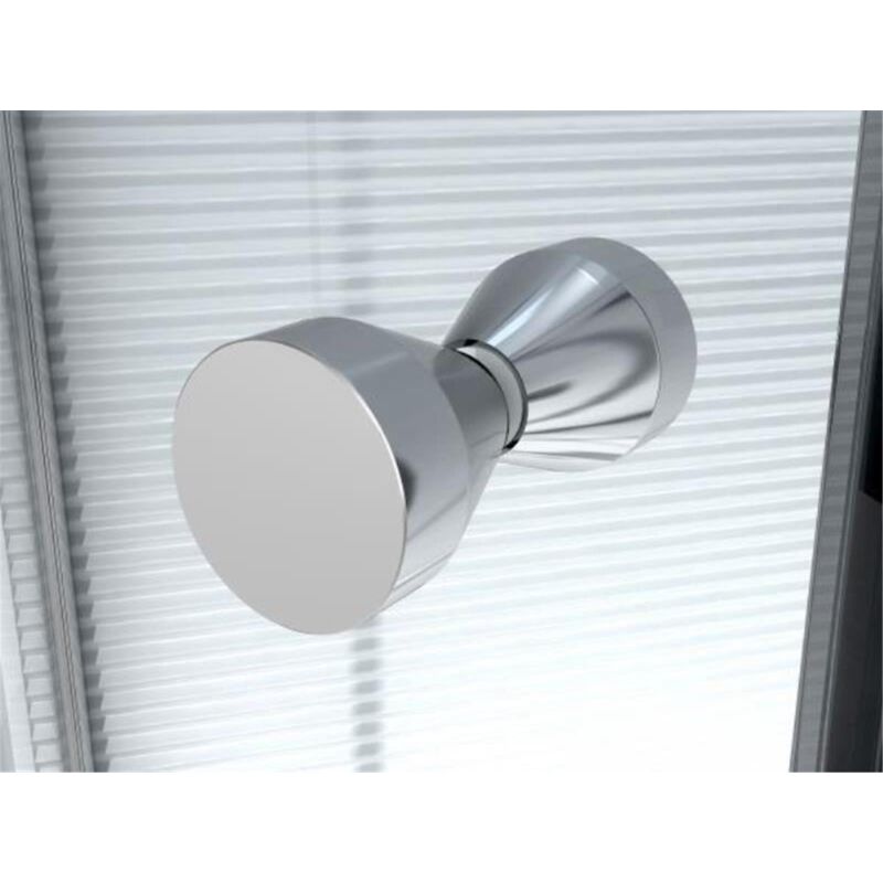 Glaszentrum Hagen - 90x90x195cm "R55" Cabine de douche Poseidon 6mm - sans bac de douche