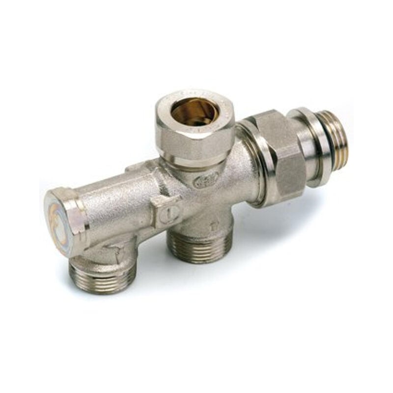 Comap bornier auto-étanche 2 tubes m22 avec valve nickelé