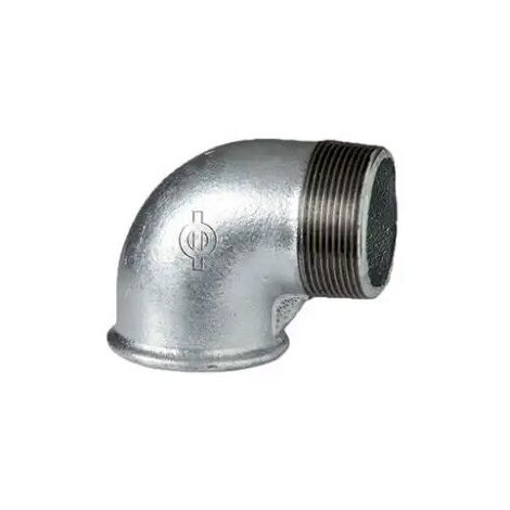 92 - Curca a gomito 90° MF 1"1/4 in ghisa zincata 09225006 - -  EURACCORDI - -