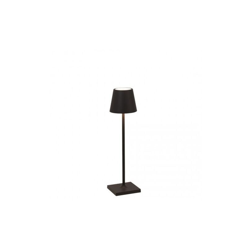 Perenz - Lampe de table led rechargeable et dimmable Poldina Pro Micro Noir