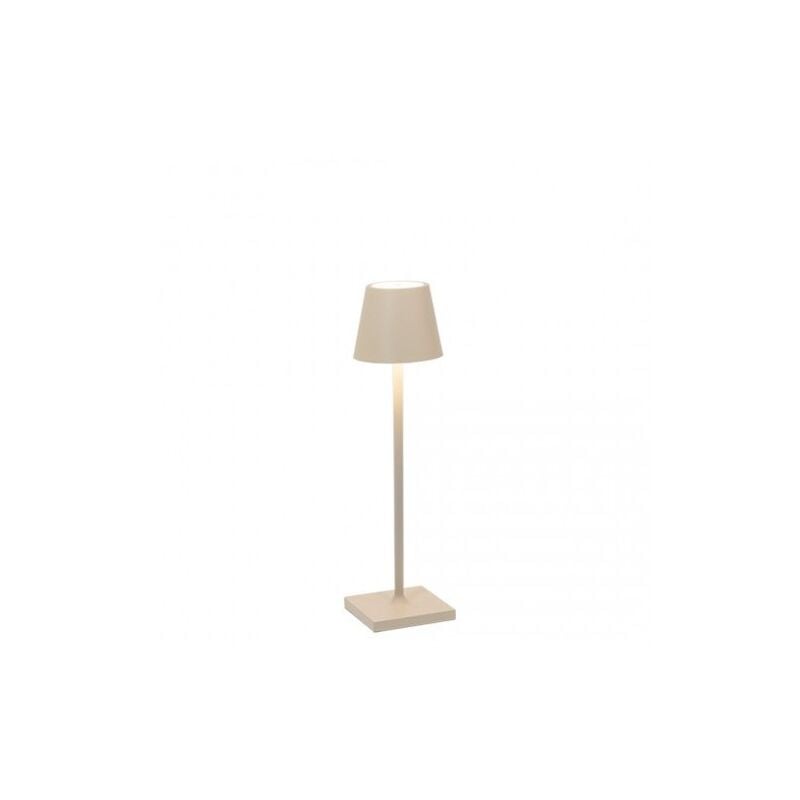 Perenz - Lampe de table led rechargeable et dimmable Poldina Pro Micro Sabbia