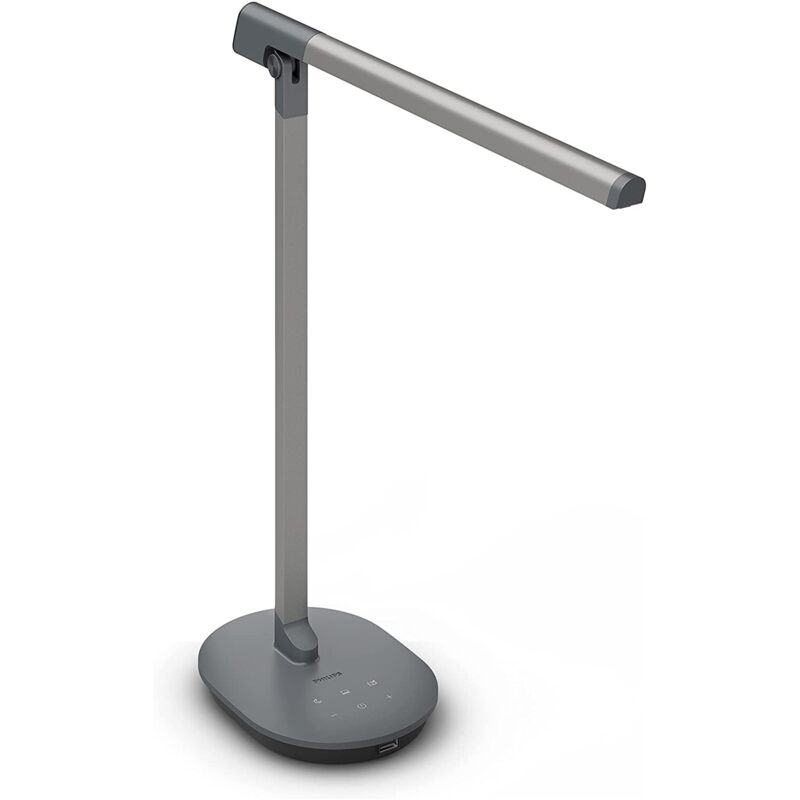 Philips - sword 14w 2700/4000/6500k lampe de table led grise - 44365500 Philips - sword 14w 2700/4000/6500k lampe de table led grise - 44365500