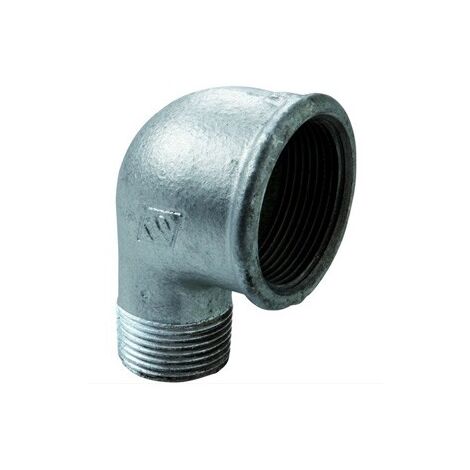 92R - Curca a gomito RIDOTTO 90° 1" F x 3/4" M in ghisa zincata 09205054