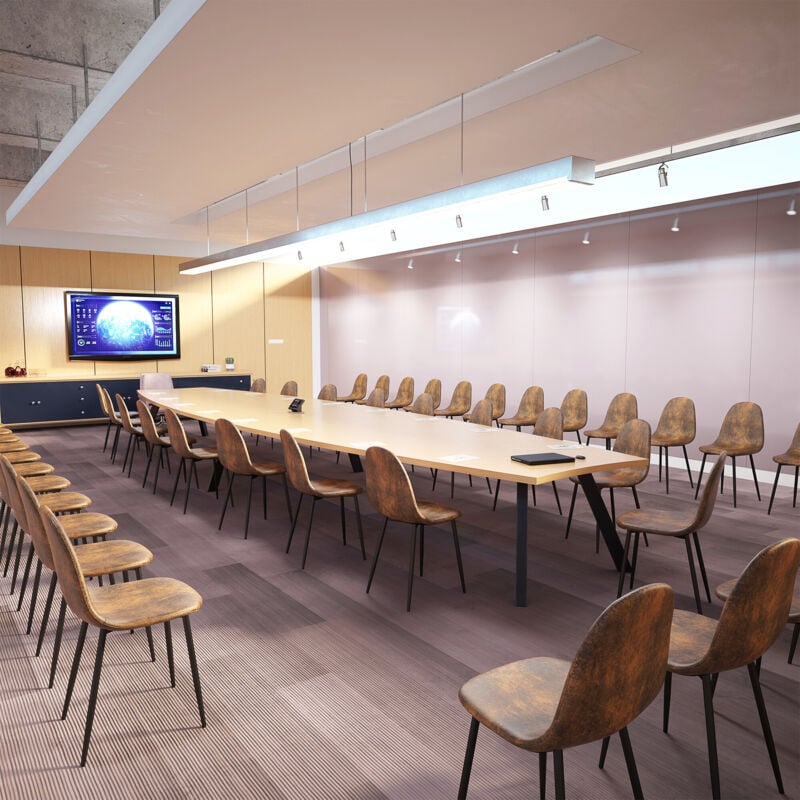 Lot de 32 chaises marron vintage scandinave Restaurants Salles de conférence Grands événements - Urban Meuble