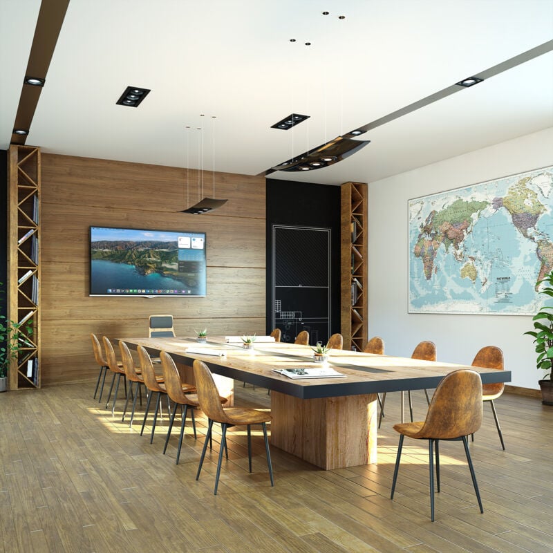 Lot de 16 chaises marron vintage scandinave Restaurants Salles de conférence Grands événements - Urban Meuble