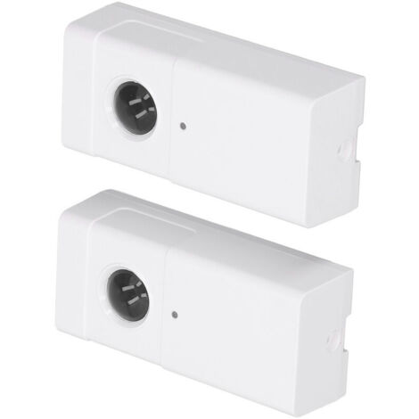 940nm Infrared Door Opening Sensor, 30m Range, 12-24V Single Beam Photoelectric Cell Infrared Door Detector for Home Security, White