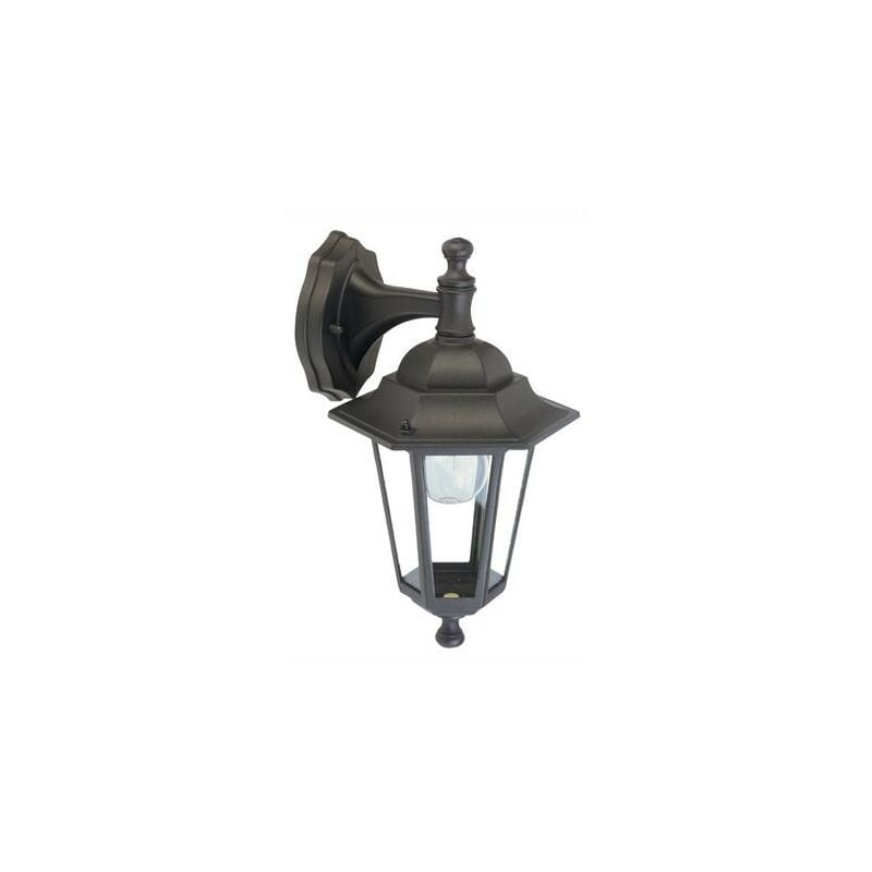 Sechseckige applikat von aussen low black 948/06