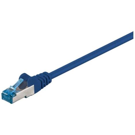 94910 Câble/Cordon réseau Goobay RJ45 Catégorie 6A SSTP (S/FTP) Droit 50m (Blanc)