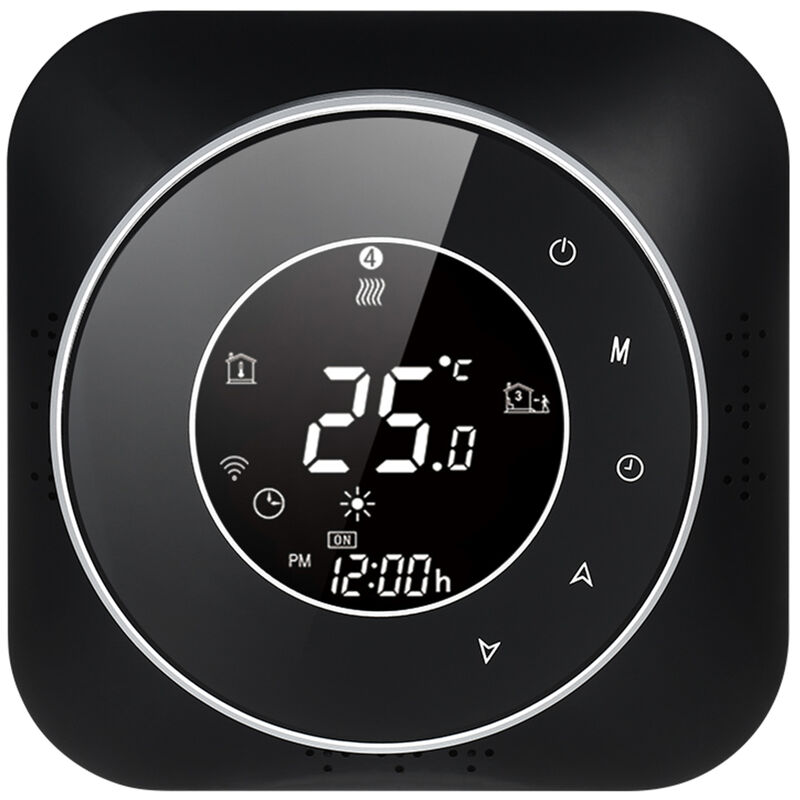 

95-240V Wi-Fi termostato inteligente 5 + 1 + 1 seis periodos termostato programable Voz aplicacion de control de luz de fondo de la caldera de