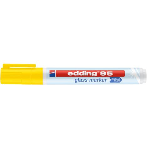 95 marcador de vidrio amarillo
