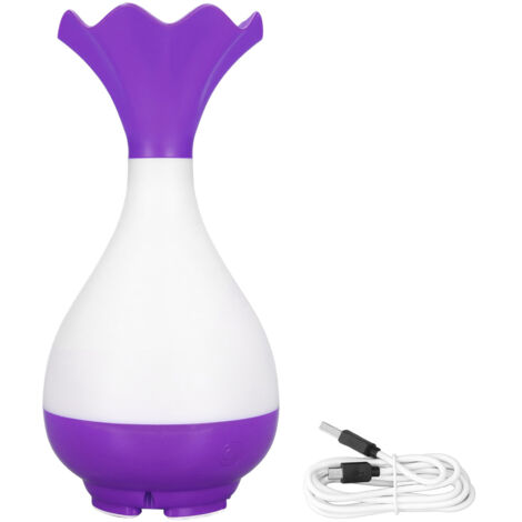 95-ml-USB-Diffusor für ätherische Öle – Aromatherapie-Luftbefeuchter für Büro und Zuhause – Lila