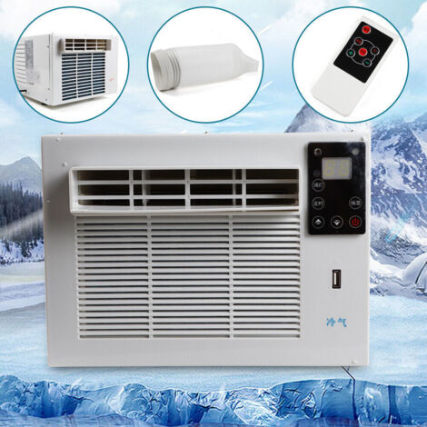 950W Portable Climatiseur Refroidisseur Fenêtre Réfrigérée Refroidissement Télécommande AC220V