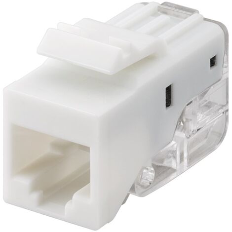 95739 Goobay Module RJ45 Keystone Cat 5e UTP - Bloc de jonction pour montage LSA encastrable Keystone CAT 5e UTP